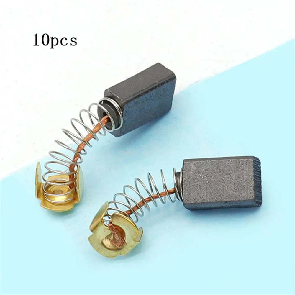 10pcs Carbon & Metal Brushes for Electric Pickaxe Angle Grinder Demolition Rotary Hammer Power Tool Accessory CB100 CB103 CB105