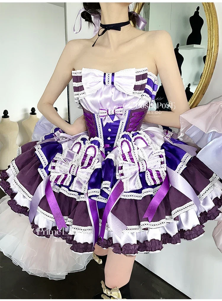 

Sweet Cute Fashion Birthday Princess Evening Strapless Dresses for Women 2026 Lolita Style Spring Summer Elegant Dress Female