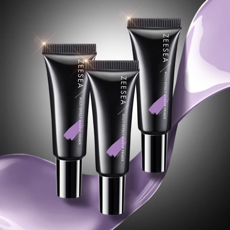 ZEESEA 3w1 Baza pod Makijaż BB Krem Naturalny Płynny Podkład Długotrwały Niewidoczny Pory Wybielający Pielęgnacja