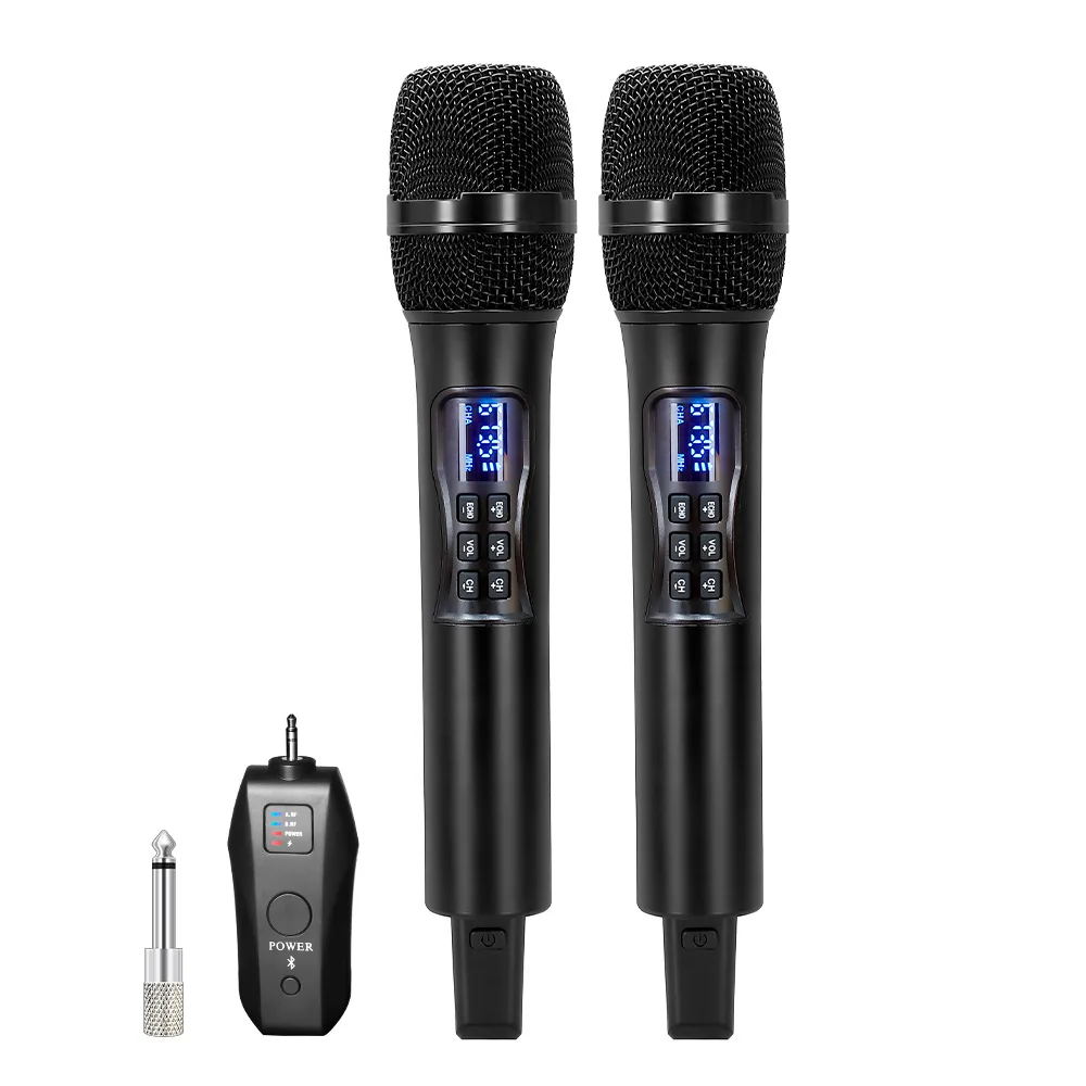 microphone-sans-fil-uhf-a-100-canaux-avec-reglage-d'echo-aigus-et-graves-connecteur-metallique-35-mm-haut-parleur-aux-microphone-de-karaoke-professionnel