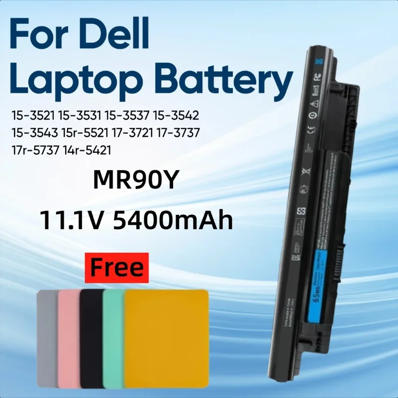 

MR90Y для Dell Inspiron 15-3521 15-3531 15-3537 15-3542 15-3543 15r-5521 17-3721 17-3737 17r-5737 14r-5421 Аккумулятор для ноутбука