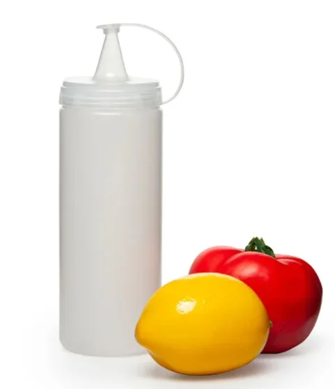 Transparent Sauce Bottle-700 ML (3 Pcs)