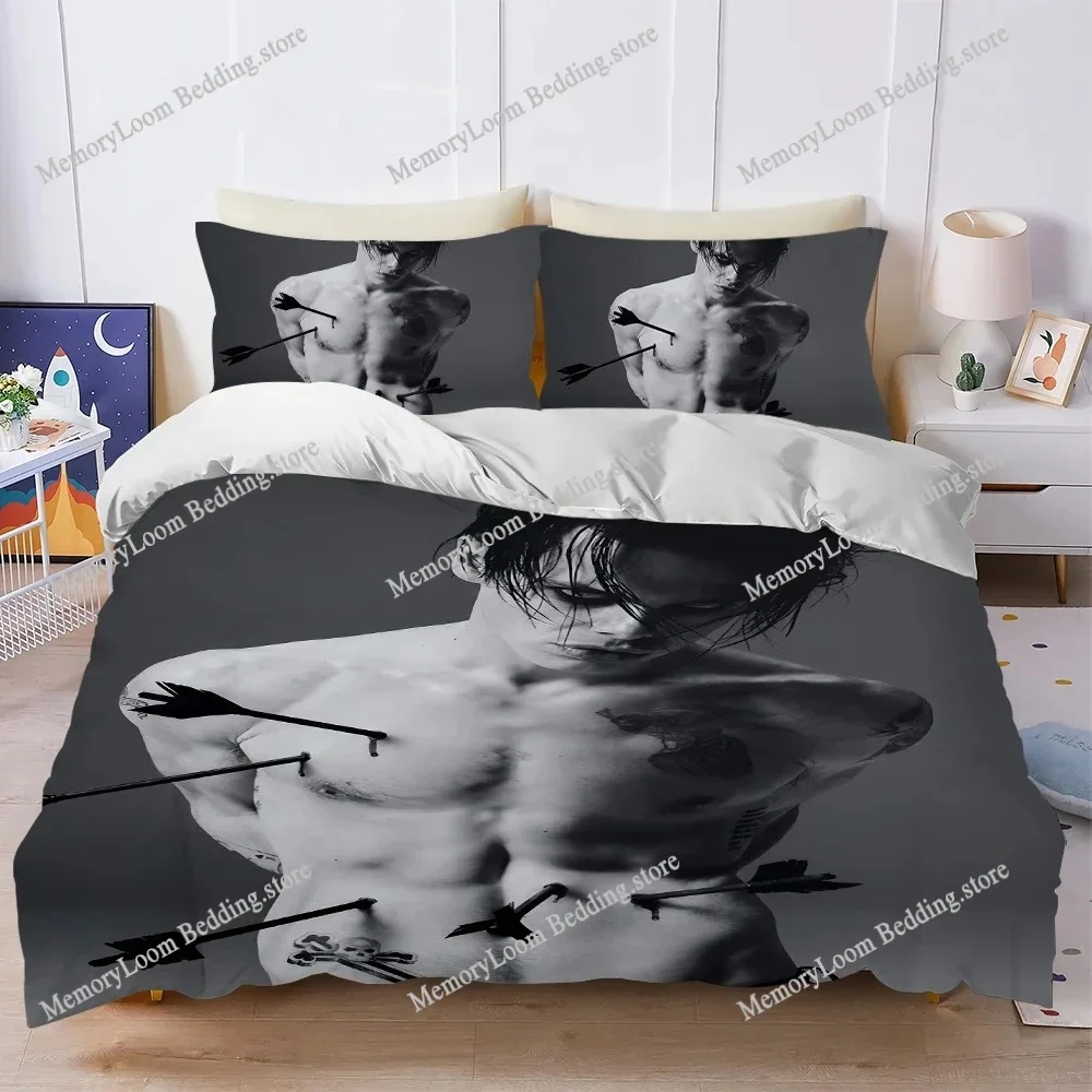 

Hot Singer Y-Yungblud Idols Duvet Cover Set Home Style Bedding Soft Laundry Cotton Bed Student Dormitory Gift Home Textile