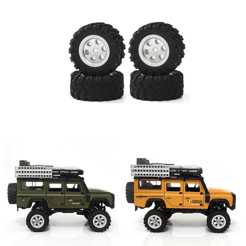 4Pcs RC Car Wheel Tire Tyre For SG 2801 SG2801 1/28 RC Crawler Car Spare Parts Accessories