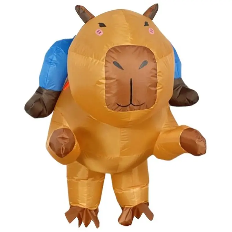 

Надувной костюм капибары MACH-Blow Up для взрослых и детей, забавный наряд для детского дня рождения, косплея, праздников, для мальчиков