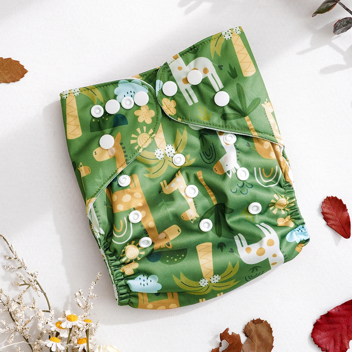 حفاضات أطفال عصرية قابلة للغسل وقابلة لإعادة الاستخدام لحديثي الولادة من القماش، سراويل تدريب ناعمة صديقة للبيئة للأطفال الصغار للأولاد والبنات #1