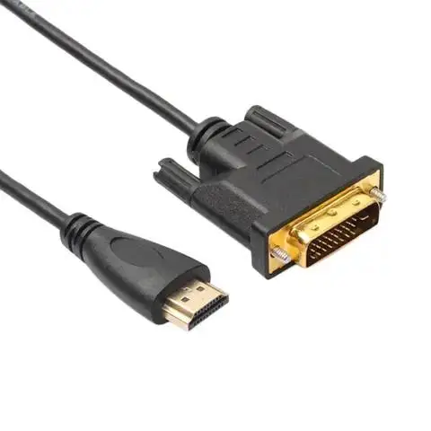 

1080P 3D HDMI-совместимый с DVI HDMI-совместимый кабель DVI-D 24 + 1 контактный адаптер-кабель для XBOX DVI в HDMI-совместимый кабель 0,5 м