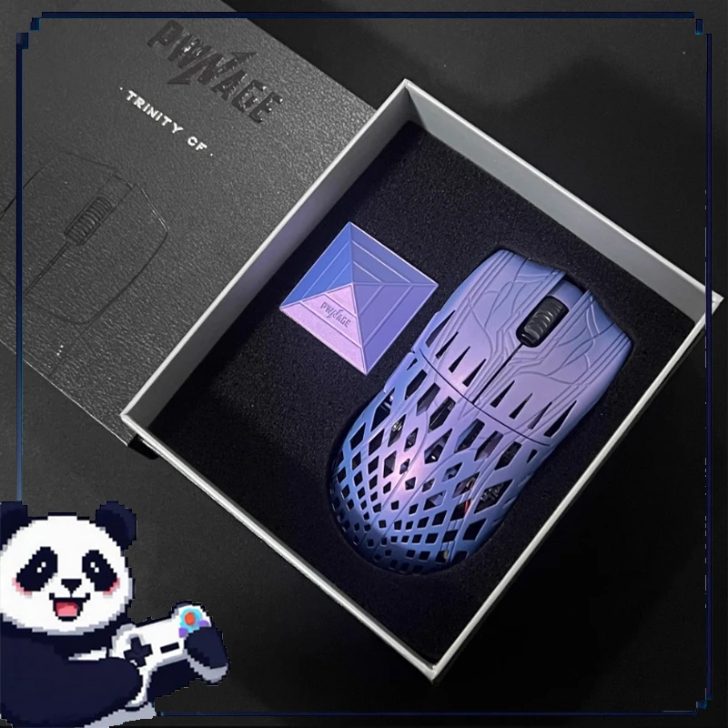 Carbon Fiber Tri Mode 8k Wireless Bluetooth Mouse Xero Sensor Omron Light Micro Motion Gaming Desktop Laptop Accessories