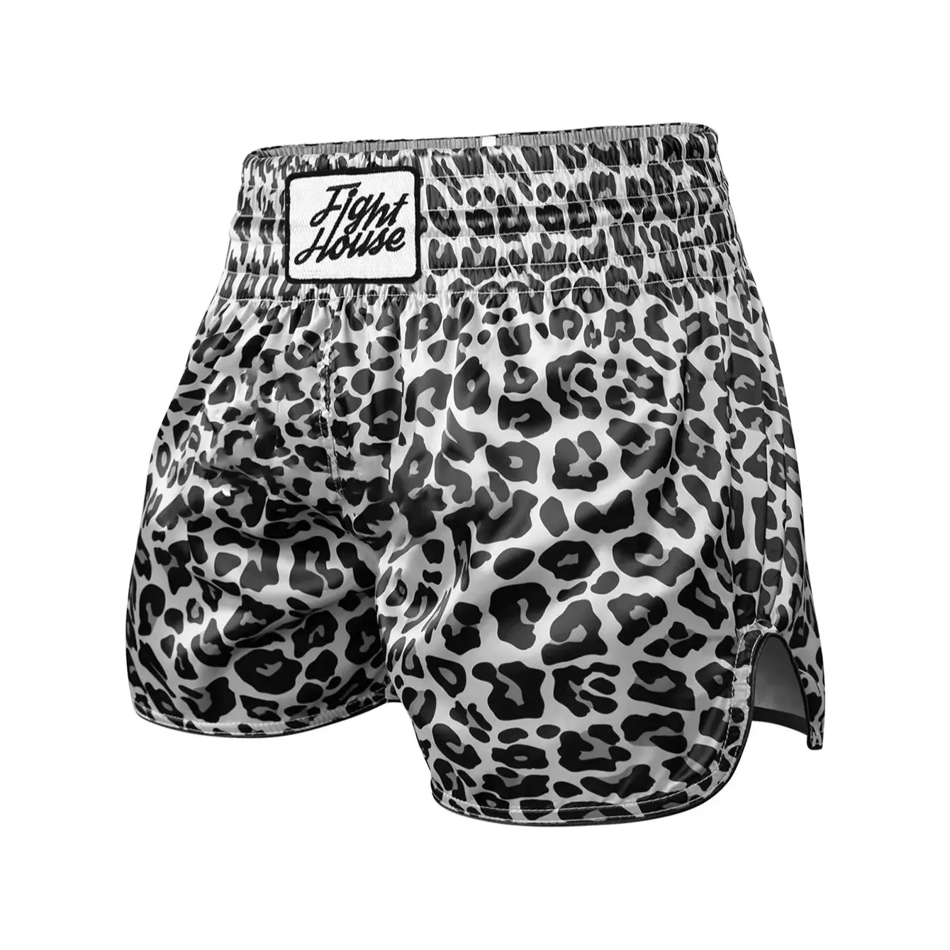Fight House Muay Thai Shorts Leopard Print Ultra-Thin Breathable Combat Shorts MMA Training Shorts Boxing Shorts Combat Shorts