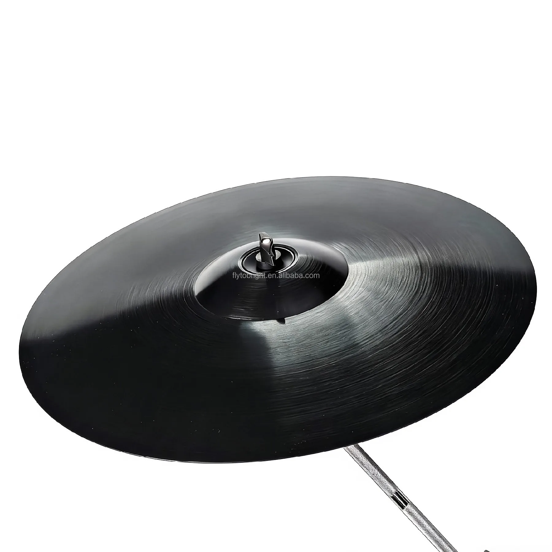 Cozy Drum Professional 17 Inch Phantom Electric Ride Cymbal 360 Force Sensor Choke Piezo Ceramic Triggers Pressure Conductive