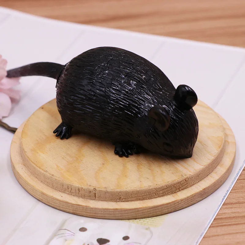 1 szt. Piłka wodna w kształcie myszki, zabawka do ściskania, biało-złota myszka, zabawka antystresowa, piłka rozciągliwa, zabawka dekompresyjna