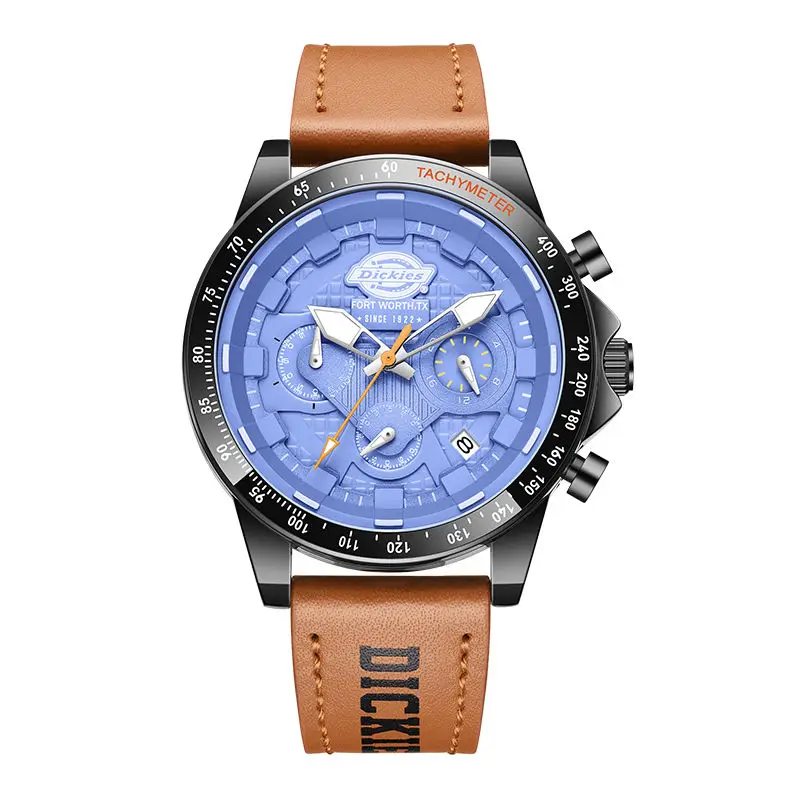 Original Dickies Men's Luminous Trend Quartz Watch Multifunctional Retro Waterproof CL-560