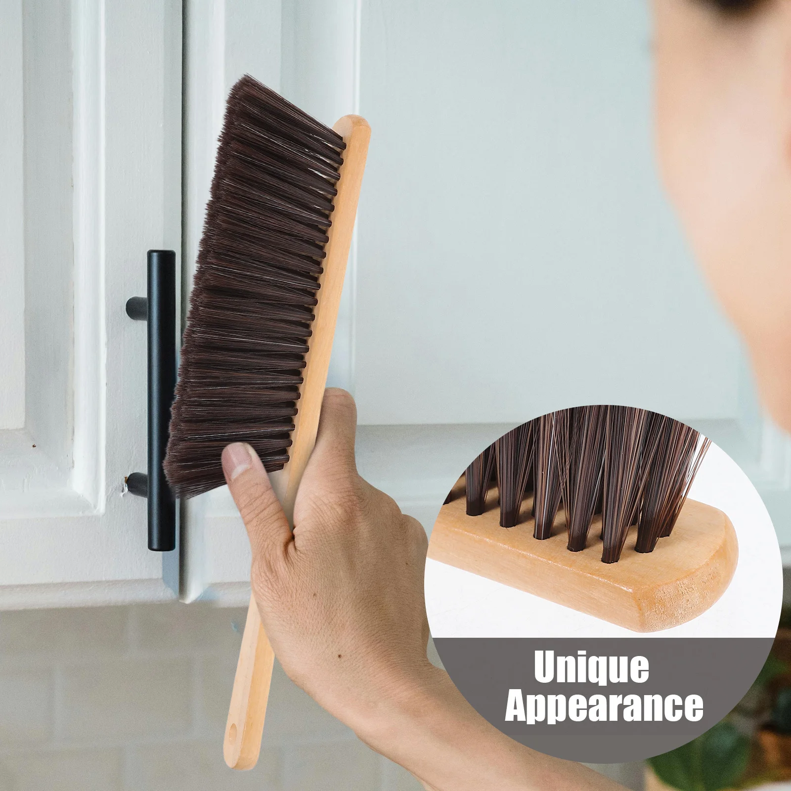 2 قطعة فرشاة الموقد الخشبي مقبض طويل أداة تنظيف الرماد شعيرات دقيقة للاستخدام التجاري المنزلي موقد مدخنة مزراب حفرة النار
