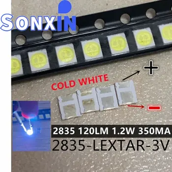 1000 ks originálních LEXTAR 2835 3528 1210 3V 1w-2W SMD LED pro opravu podsvícení TV, studené bílé podsvícení LCD LED 10 nejlepší prodej LED pásek 2835 2b6c - №2