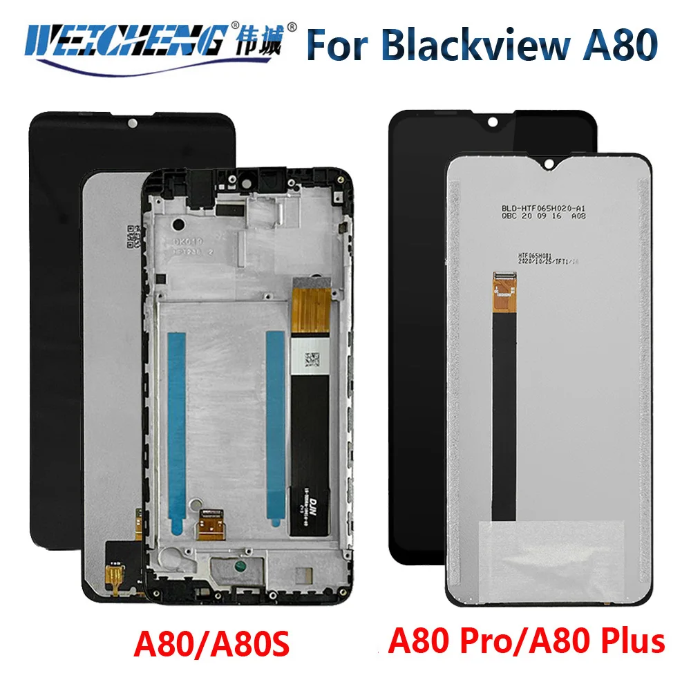 For Blackview A80 Pro LCD Display Touch Screen Digitizer Assembly Repair LCD For Blackivew A80S A80 Plus LCD Sensor Screen Frame