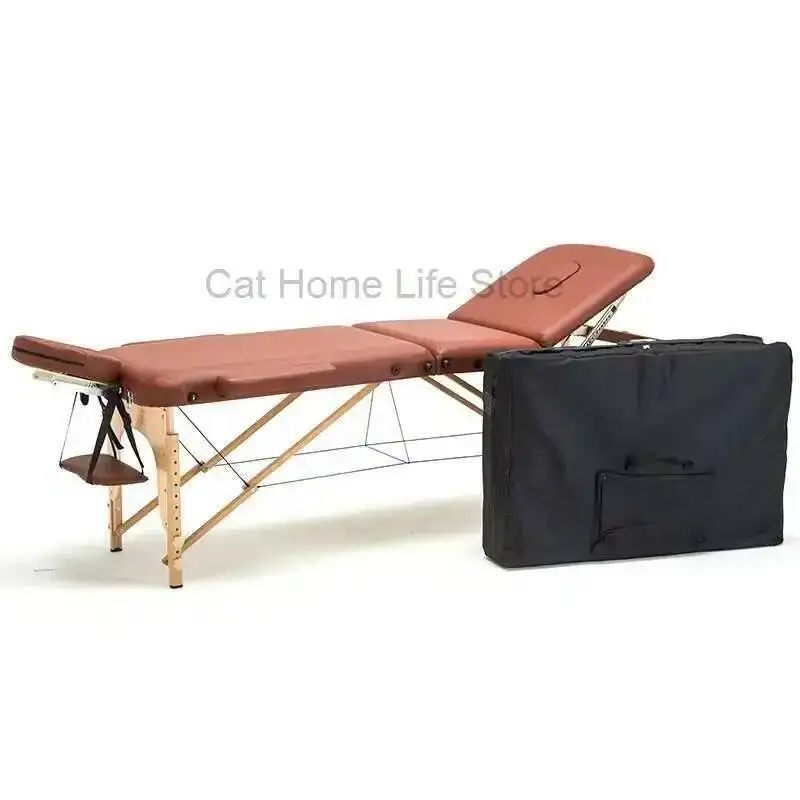 Chiropractic Professional Beauty Massage Equipment Beds Bed Folding Table Pilates Thai Salon Physiotherapy Lit Pliant Portable
