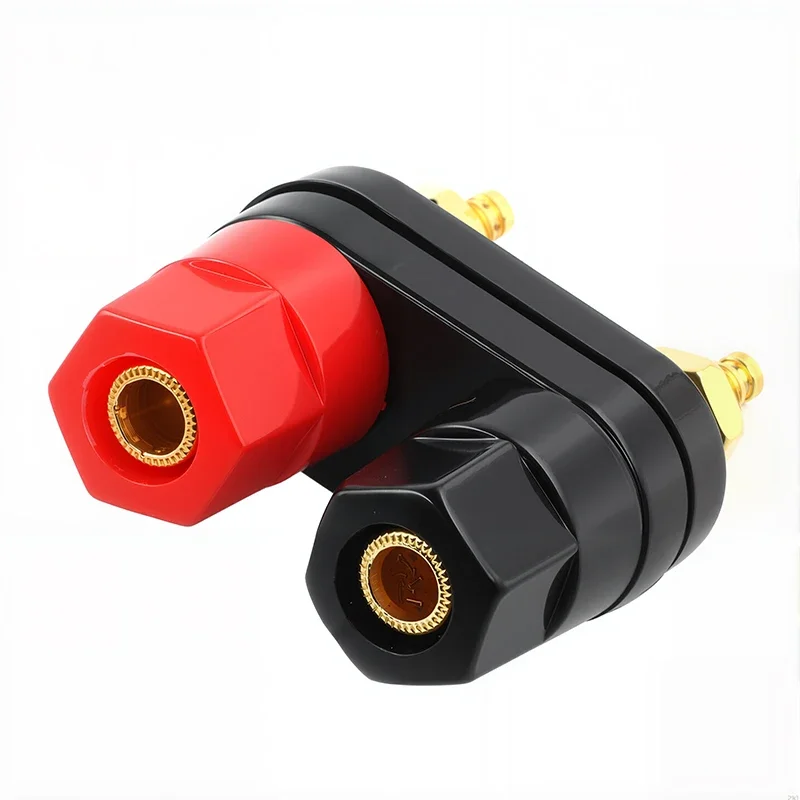 DIY Dual Female Banana Jack Socket Banana Plug Binding Post Connector for Audio Speaker