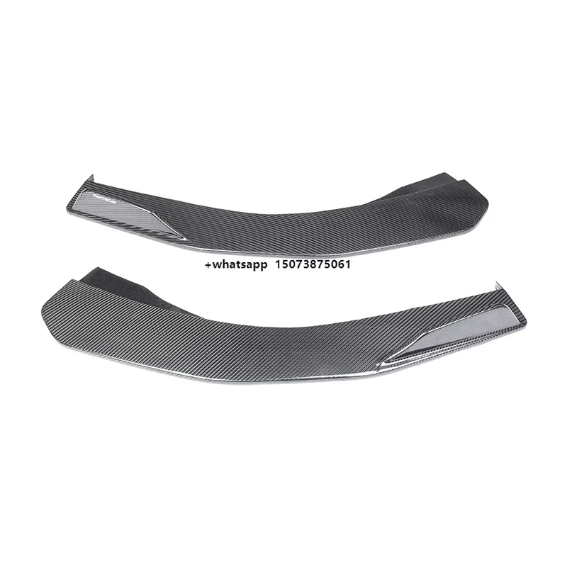 

PT Style Dry Carbon Fiber Car Accessories Front Bumper Splitter for F8 Carbon Bumper Splitter