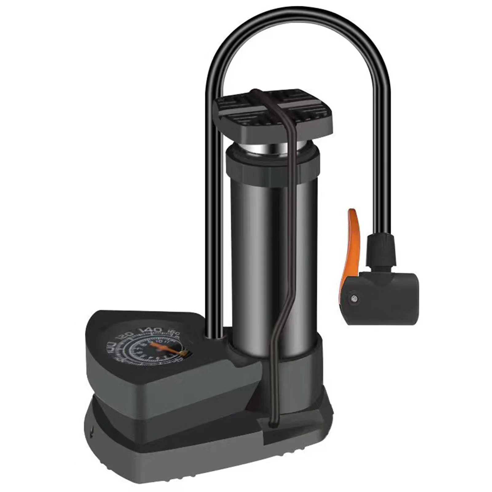 AliExpress NONE Foot Pump for Bicycle Motorcycle Bike High Pressure Air Inflator Universal Home Car Tire Inflator with Hose