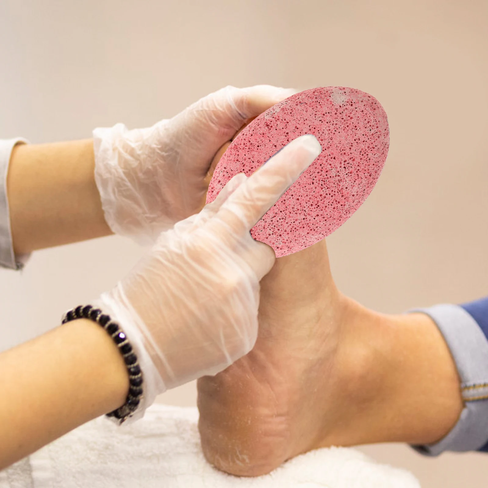 

6pcs Double Sided Pumice Stone Pedicure Tools Natural Foot Files Callus Remover Feet Scraping Massage Scraper Safe Durable Skin
