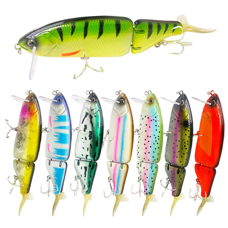 Wobbler multiarticulado de pececillo grande para pesca - imagen 2