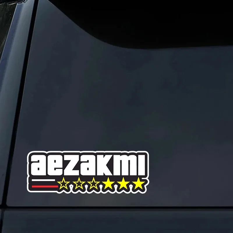 1pc AEZAKMI Vinyl Sticker Waterproof Personalized Decal for Motorcycle Laptop Car Truck Window Universal Decor