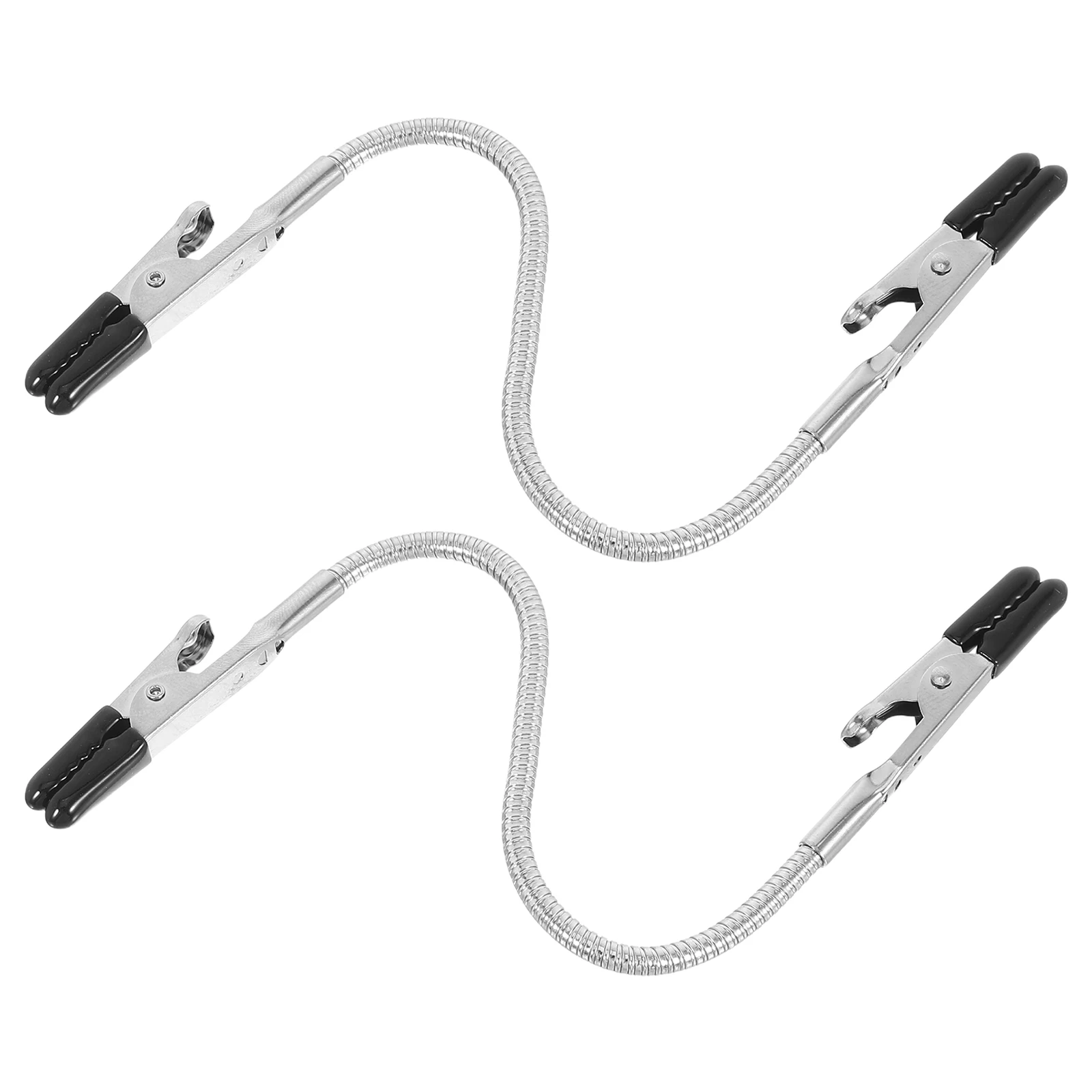 2pcs Soldering Wire Holding Tool 230Mm Dual Ended Alligator Clamps Flexible Bendable For Electronics Repair Diy Projects Photo