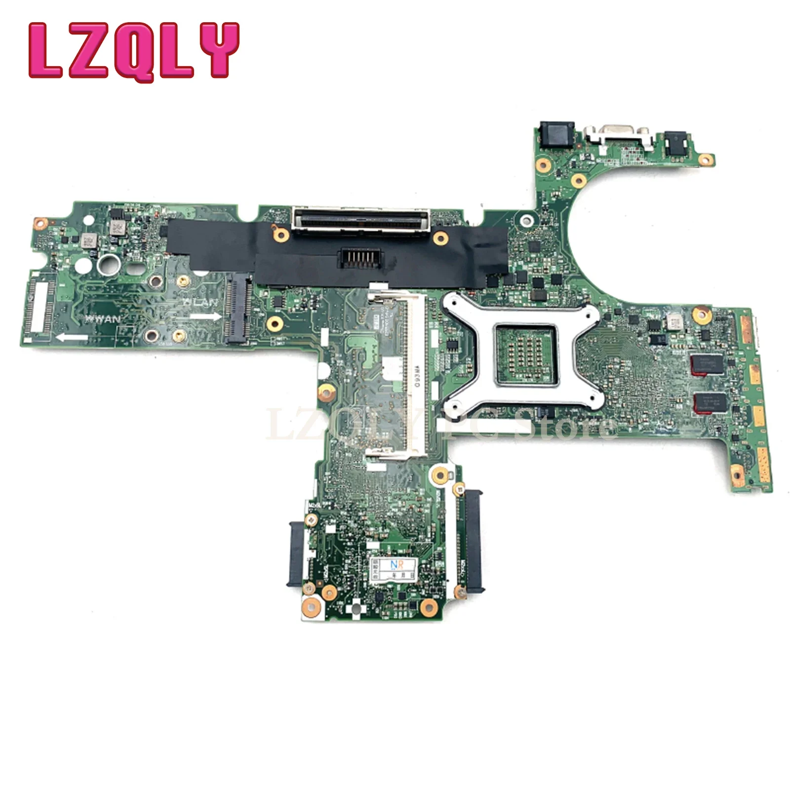 LZQLY For HP ProBook 6450b 6550b Motherboard 613296-001 HM57 HD 5430 Free CPU Laptop Main Board Fully Tested