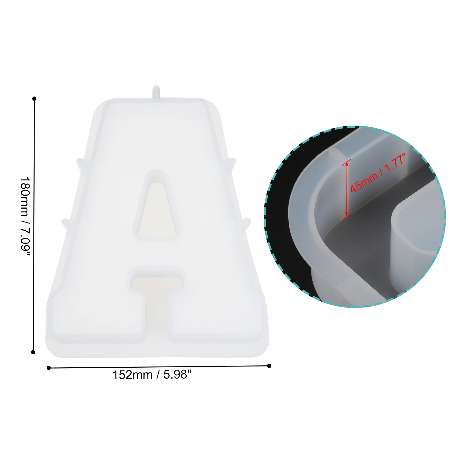 26Pcs Large Letter Resin Mold - đánh giá và giá Art And Craft Letter Z
