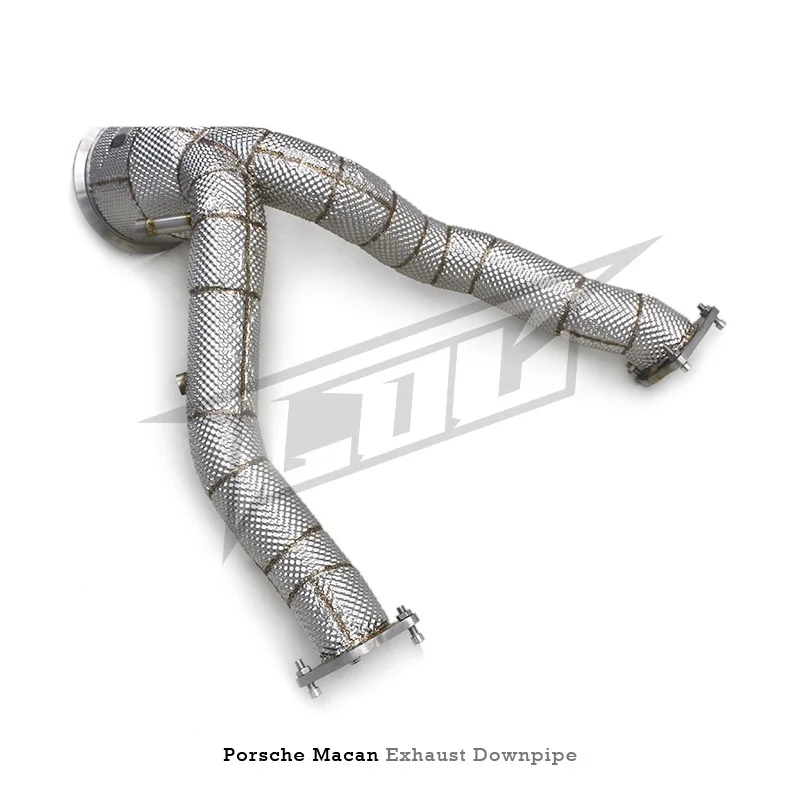  Head Section High flow Pipes Exhaust Pipes branch downpipe Exhaust Pipe with catalyst For Porsche Macan 3.0T/2.9T 2018-2023 