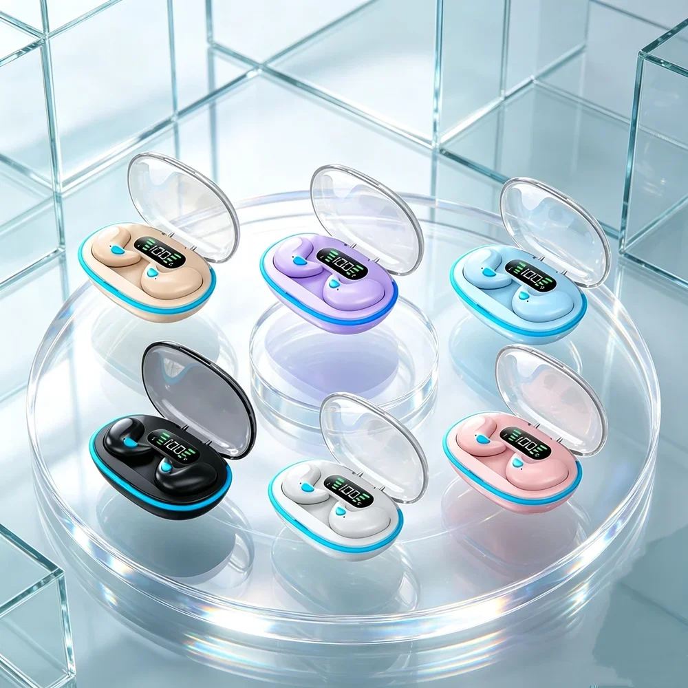 TWS Wireless Earphones Fone Bluetooth Headphones Create Vivid Sound Details Sensitive Touch Panel Steady Link for Podcasts