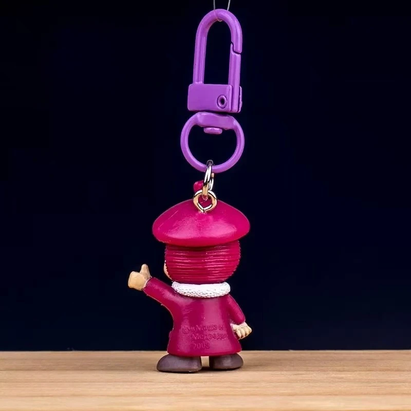 Masha and The Bear keychain backpack decoration anime doll keychain mini doll