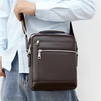 Business Waterproof Outdoor Leisure Large Capacity Storage Three-Dimensional Single Shoulder Crossbody Bag for Men