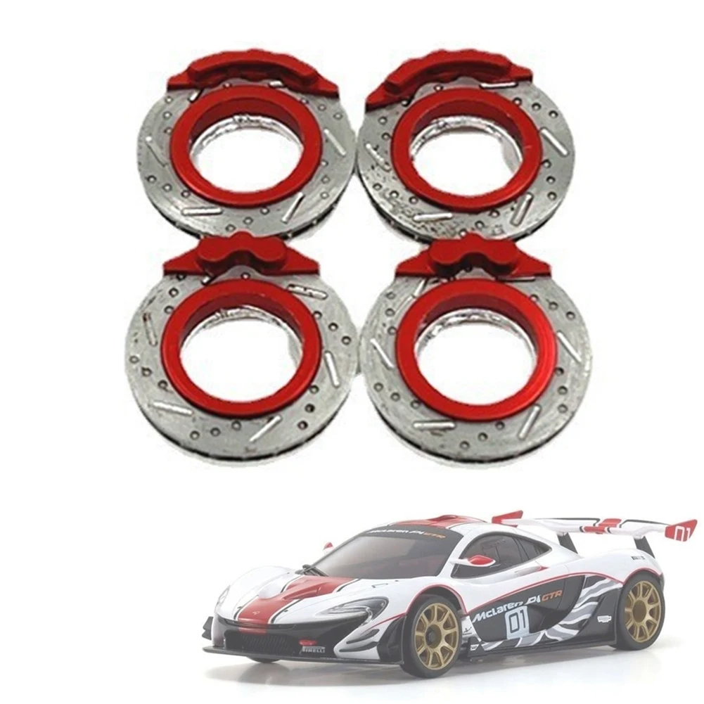 Metal Brake Disc Caliper for Kyosho MINI-Z Mini Z MA020 MA030 FWD AWD MINI-Q8 1/28 RC Car Upgrade Parts Accessories