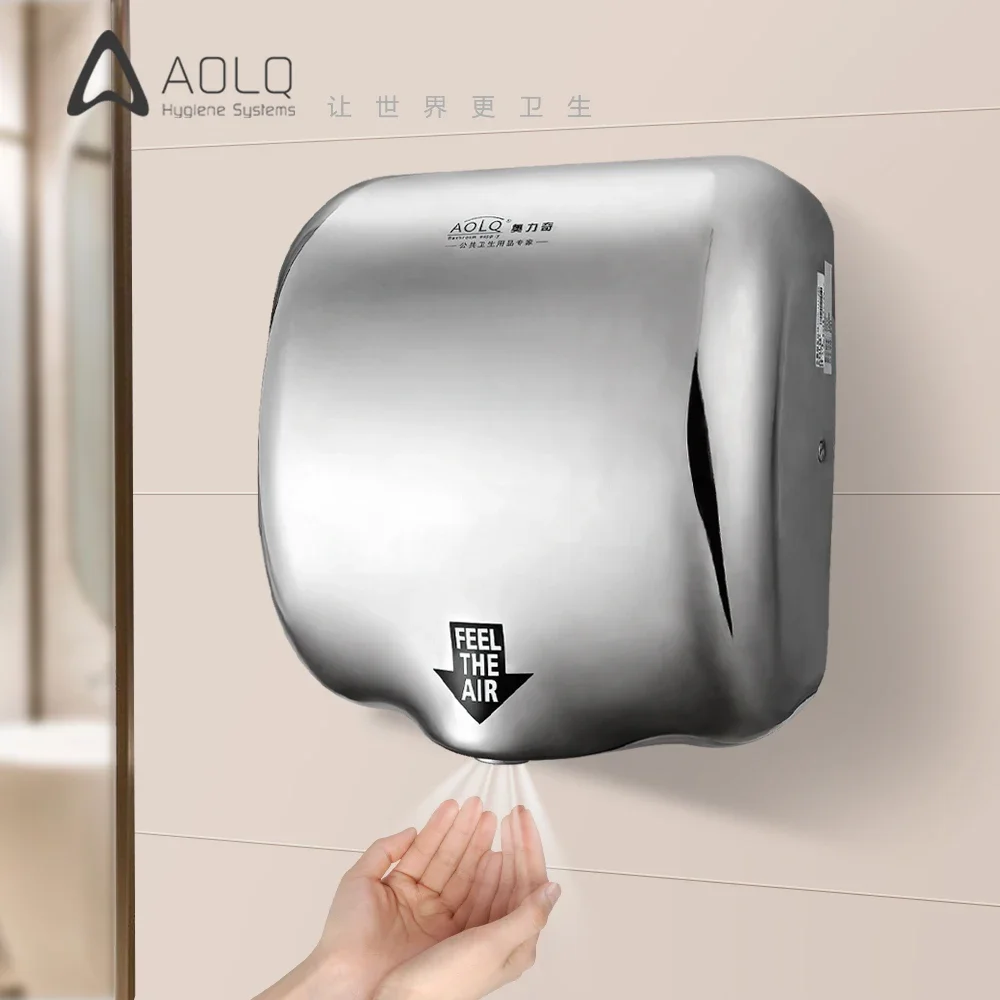 

High Speed Stainless Steel Hand Dryer Wall Mounted Commercial Bathroom Dryer Automatic Sensor Electric Hand Dryer