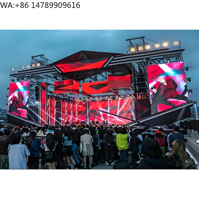 Productos de Pantallas LED Personalizadas con Impermeabilización, Pantalla LED de Alquiler para Interiores P3.91 de 500x1000mm, Profesional y Personalizada, para Fondo de Escenario