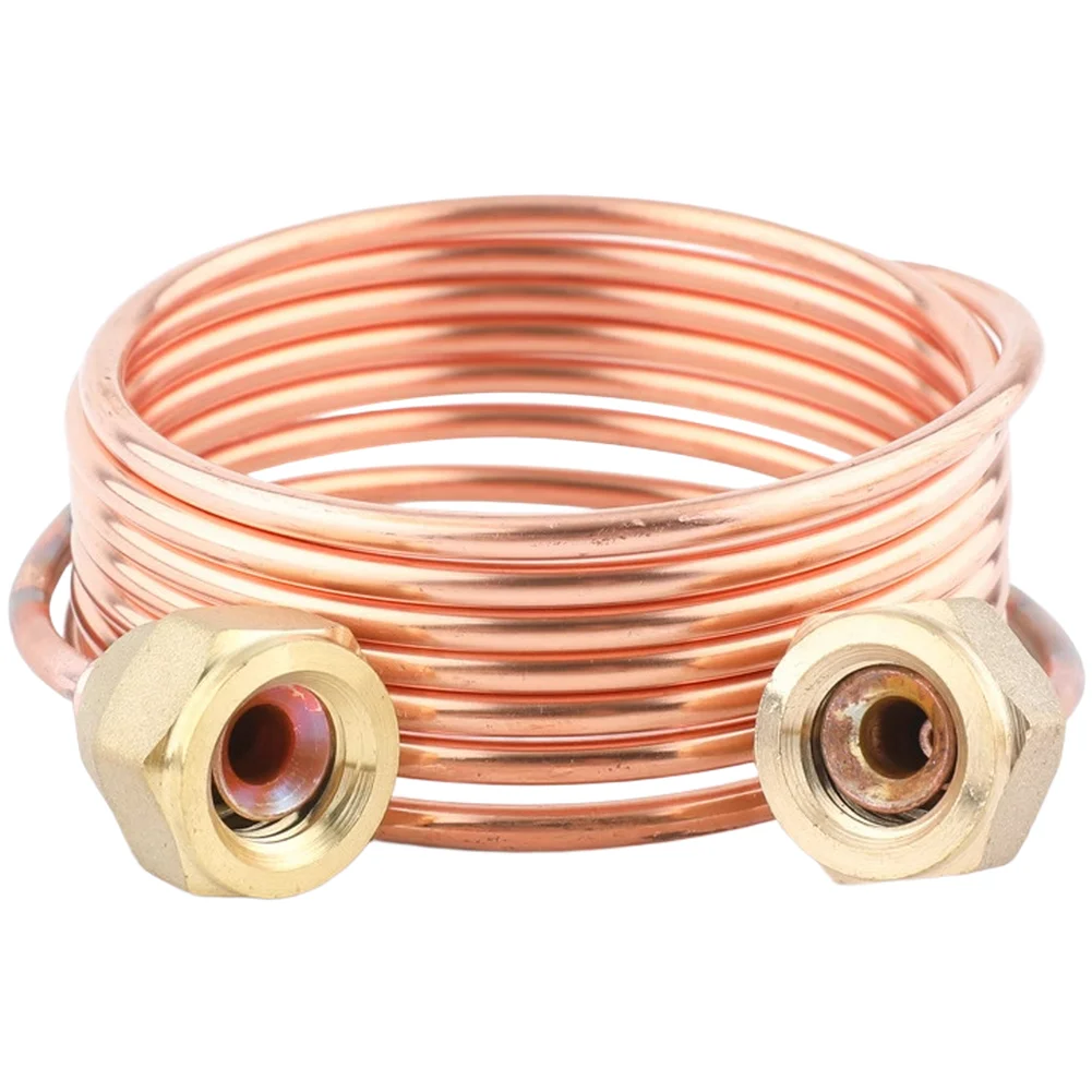 Copper capillary tube 3mm diameter suitable for refrigerator air conditioner and applications multiple lengths