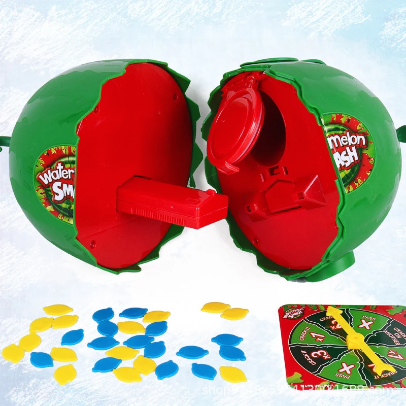 Comical Watermelon Smashing Table Game, Educational Parent-Kid Activity Toy Set