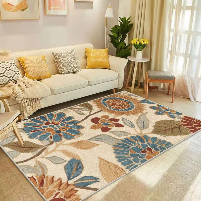 

Nordic Style Flannel CARPET FOR LIVE ROOM Home Decoration Bedroom Large Area Rugs Washable Antiskid Lounge Floor Mats Bedside