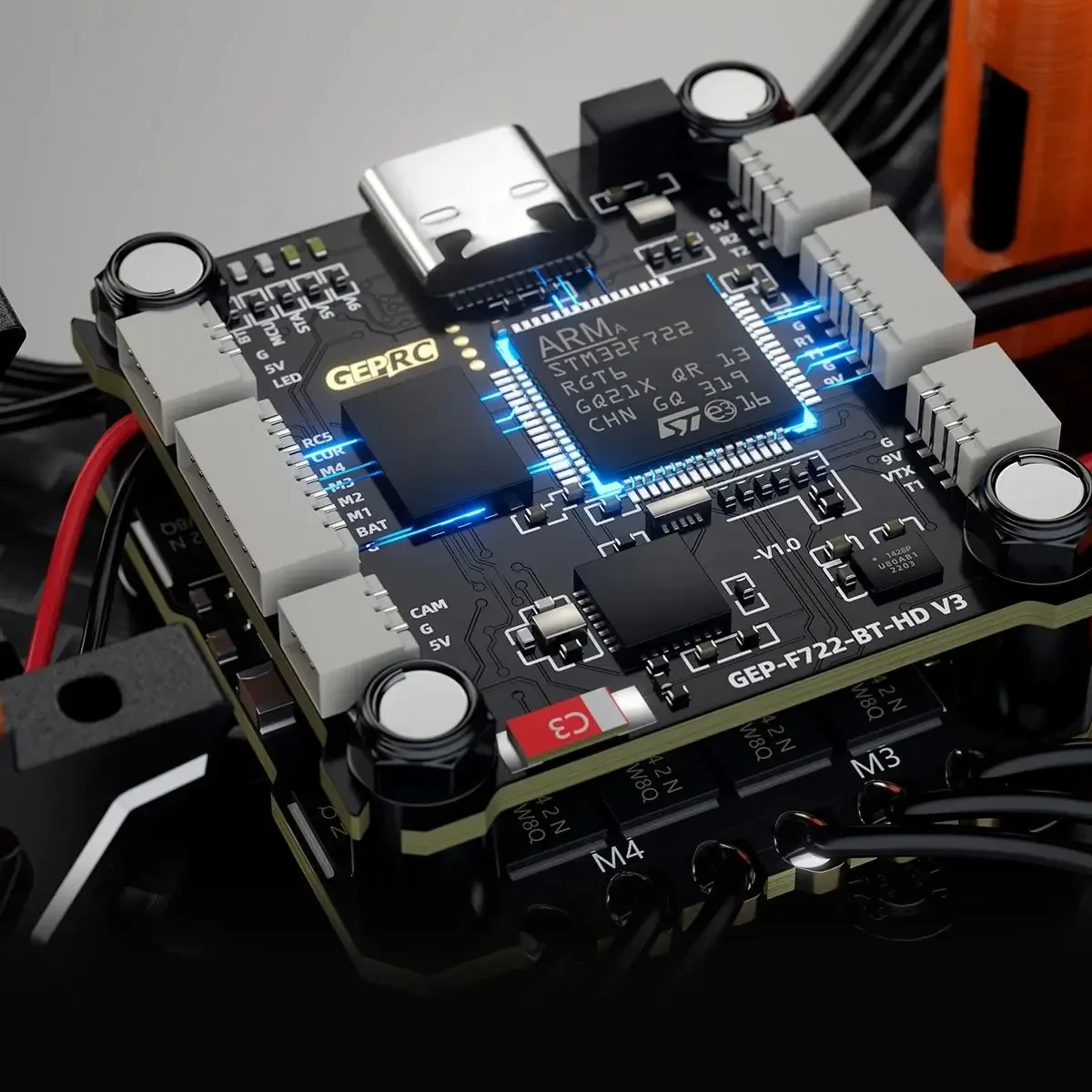 GEPRC MARK5 O4 Pro Wide X WTFPV RC Quadcopter 2107.5 1960KV XT60 Voedingsconnector PNP/ELRS 2.4G /TBS NanoRX Ontvanger GEP-BL32 50A