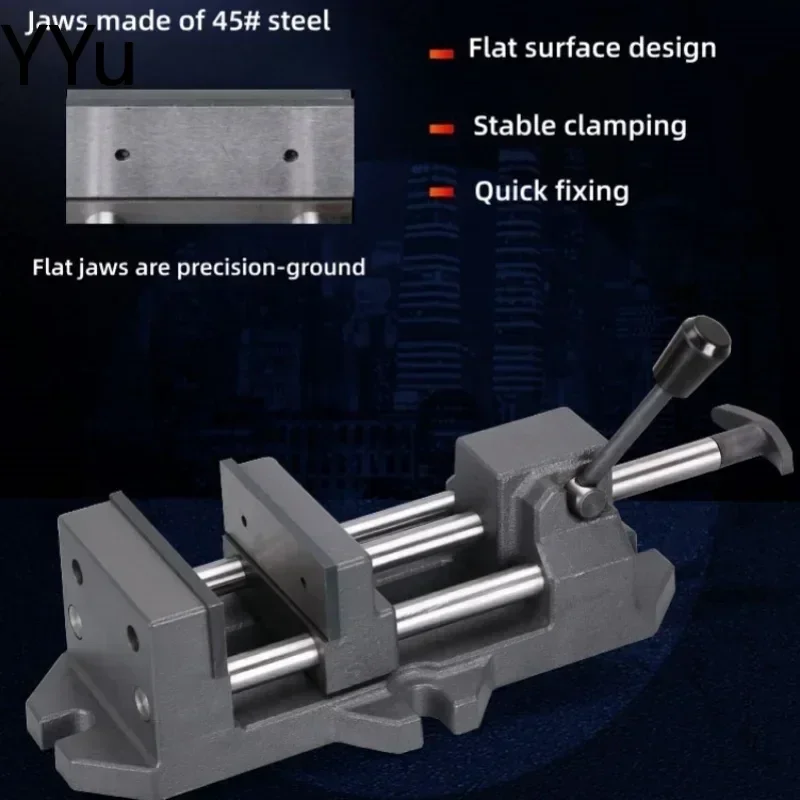 Quick Guide Bench Vise Implement Machine Table Vice Equipment for Workpiece Clamping & Fixing Processing Tasks