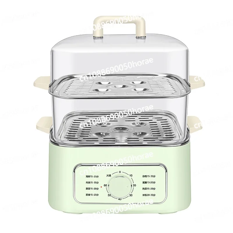 Cooking and Stewing Integrated Electric Steamer, Household Small Three-layer Multifunctional Pot