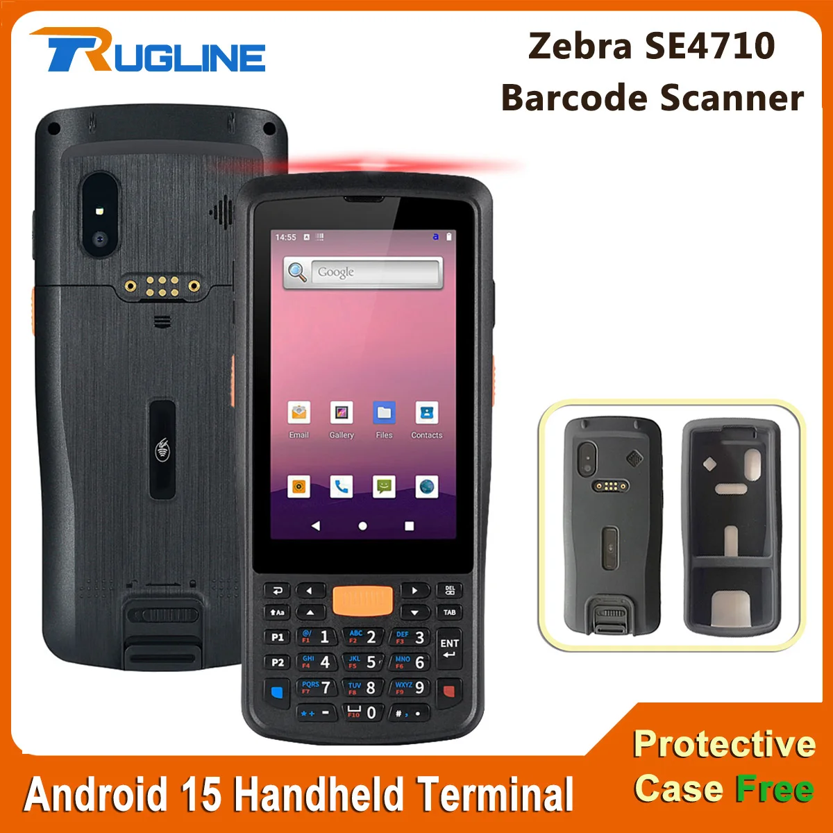 2026 PDA Android 15 Rugged 1D 2D Handheld Barcode Scanner Data Collector WiFi 4G GPS PDA Barcode Reader POS WarehouseTerminal