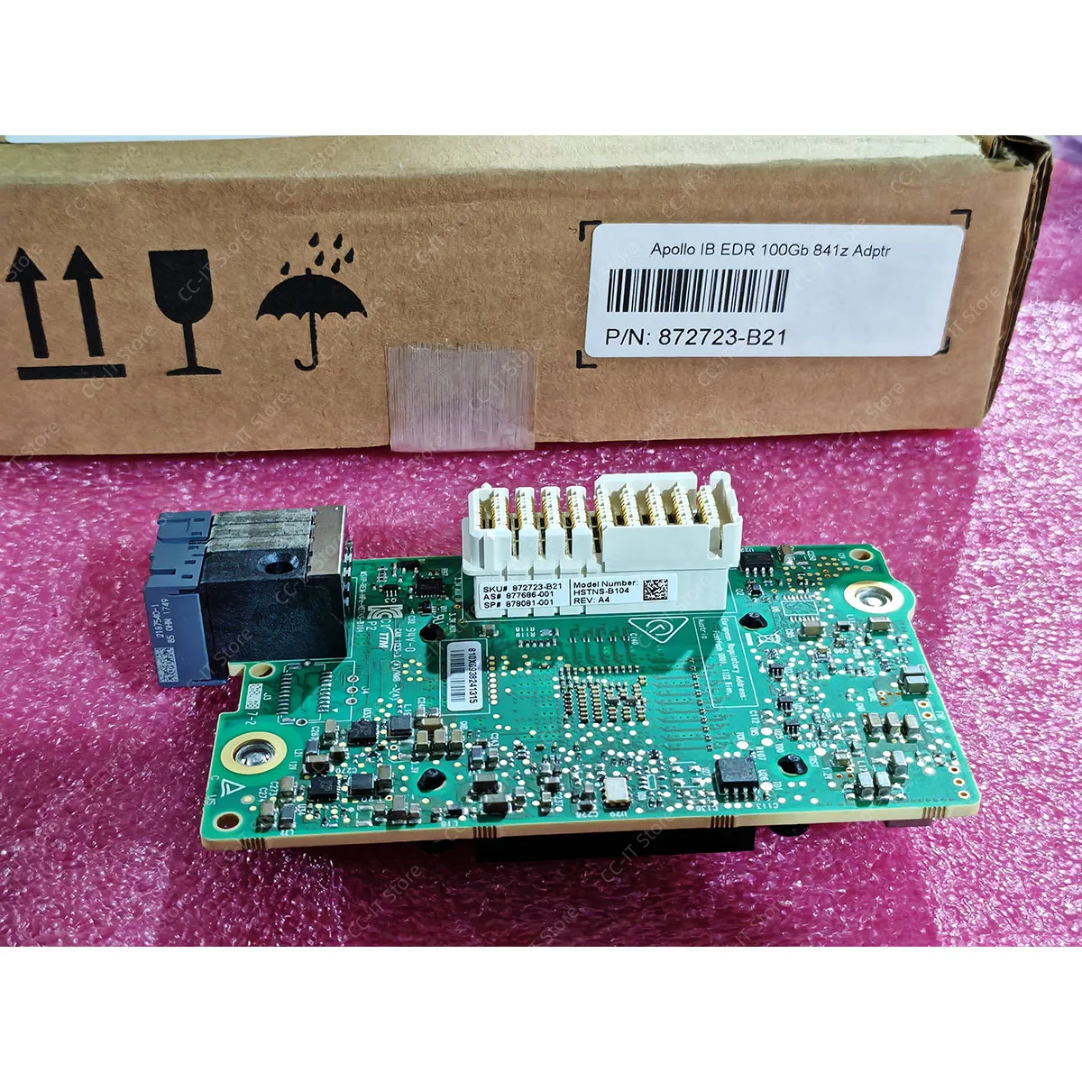 872723-B21 HSTNS-B104 841z EDR 100Gb Mezzanine InfiniBand Adapter Card