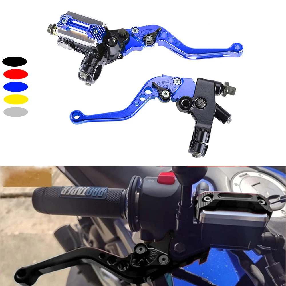

1 Pair 7/8"(22mm) Universal Motorcycle Brake Master Cylinder Reservoir Levers Master Cylinder Levers Moto Accessories