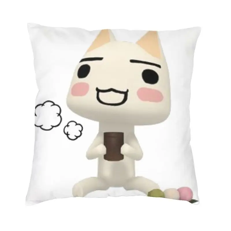 Animated Anime Games Toro Inoue Cat Throw Pillow Case Sofa Modern Cushion Cover Soft Pillowcase