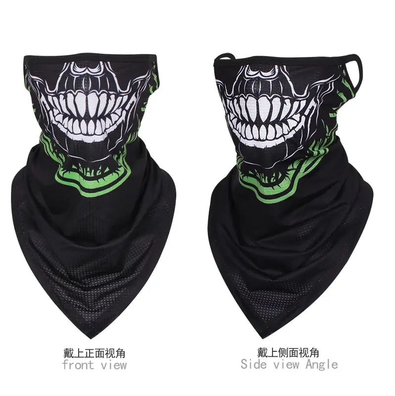 Multi-function Motorcycle Face Scarf Skull Masks Cycling Neck Gaiter Cover Mesh Tube Sport Sunscreen Men Women Bandana Balaclava - Image 17