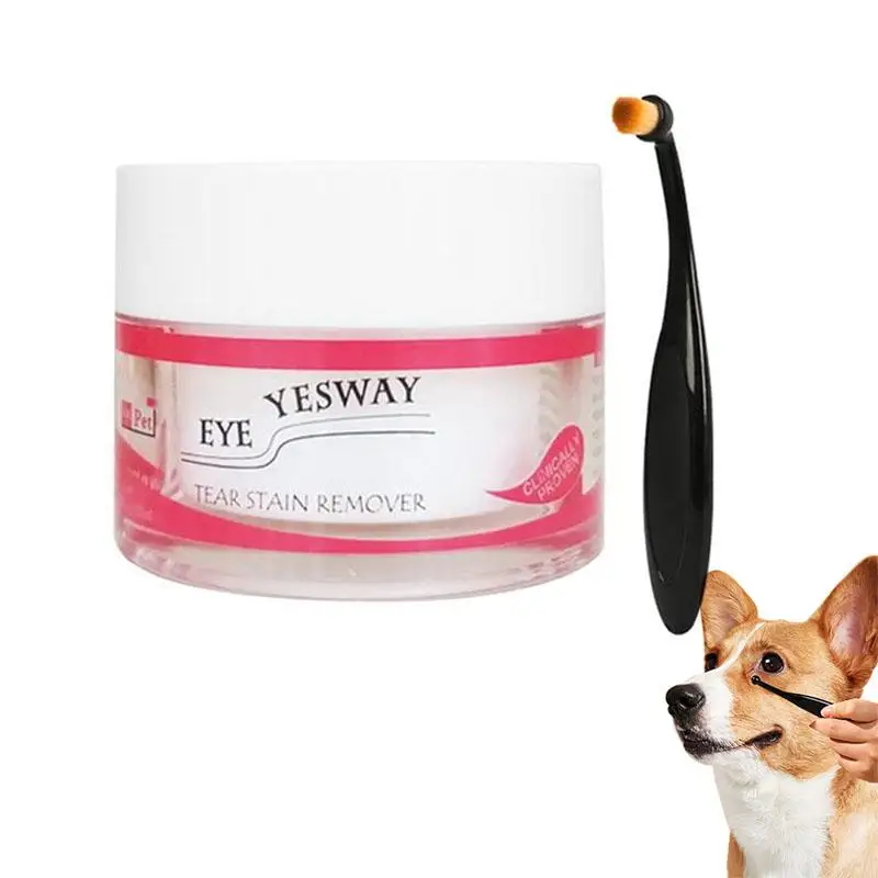 20g Pet Tear Stain Powder Dog Cat Eye Tear Stain Remover Powder Bichon Pomeranian Eye Stain Cleaner Pet Cleaning Accessories