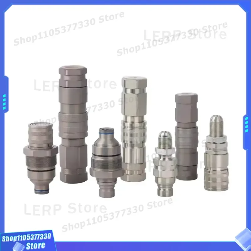 Hydraulic Quick Release Coupler 1/2 Body Size Flat Face Connection for Models 6672960 7246799 7246802 Heavy Duty Industrial