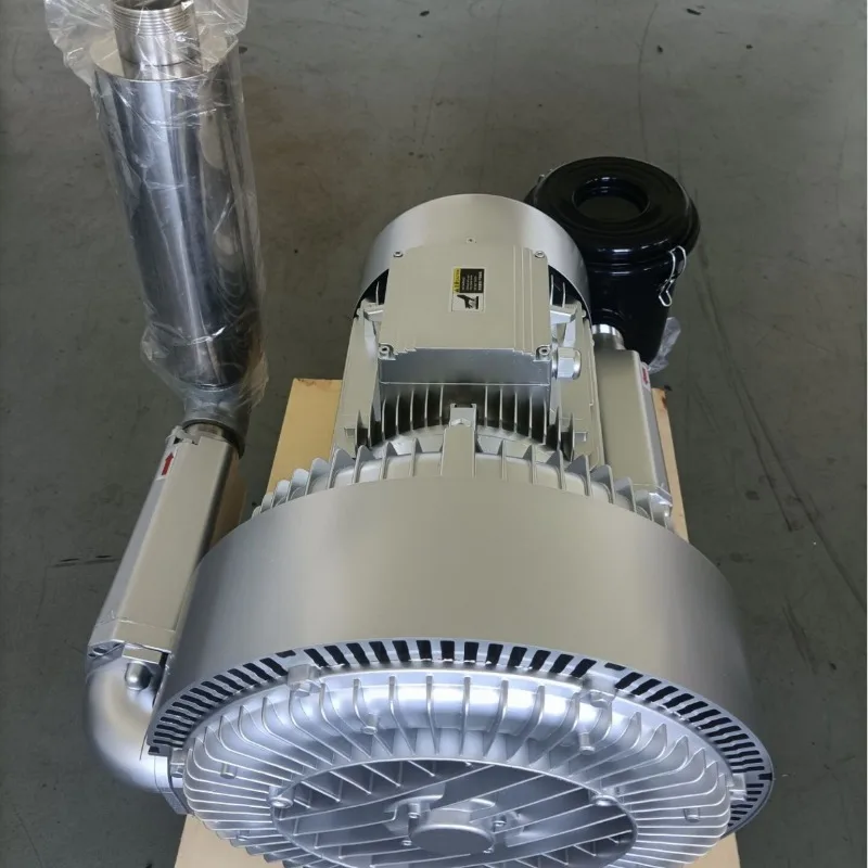 Kipas tekanan tinggi impeller ganda 5.5KW cocok untuk mesin industri, pengumpanan, dan transportasi gas.